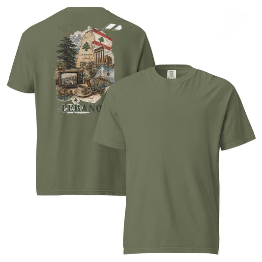 Lebanon Heritage Heavyweight T-Shirt – Me Olives (2)
