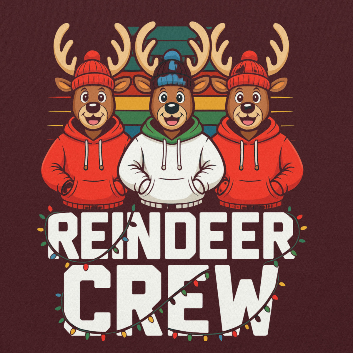 Friendeer Crew Unisex Hoodie – Me Olives (8)