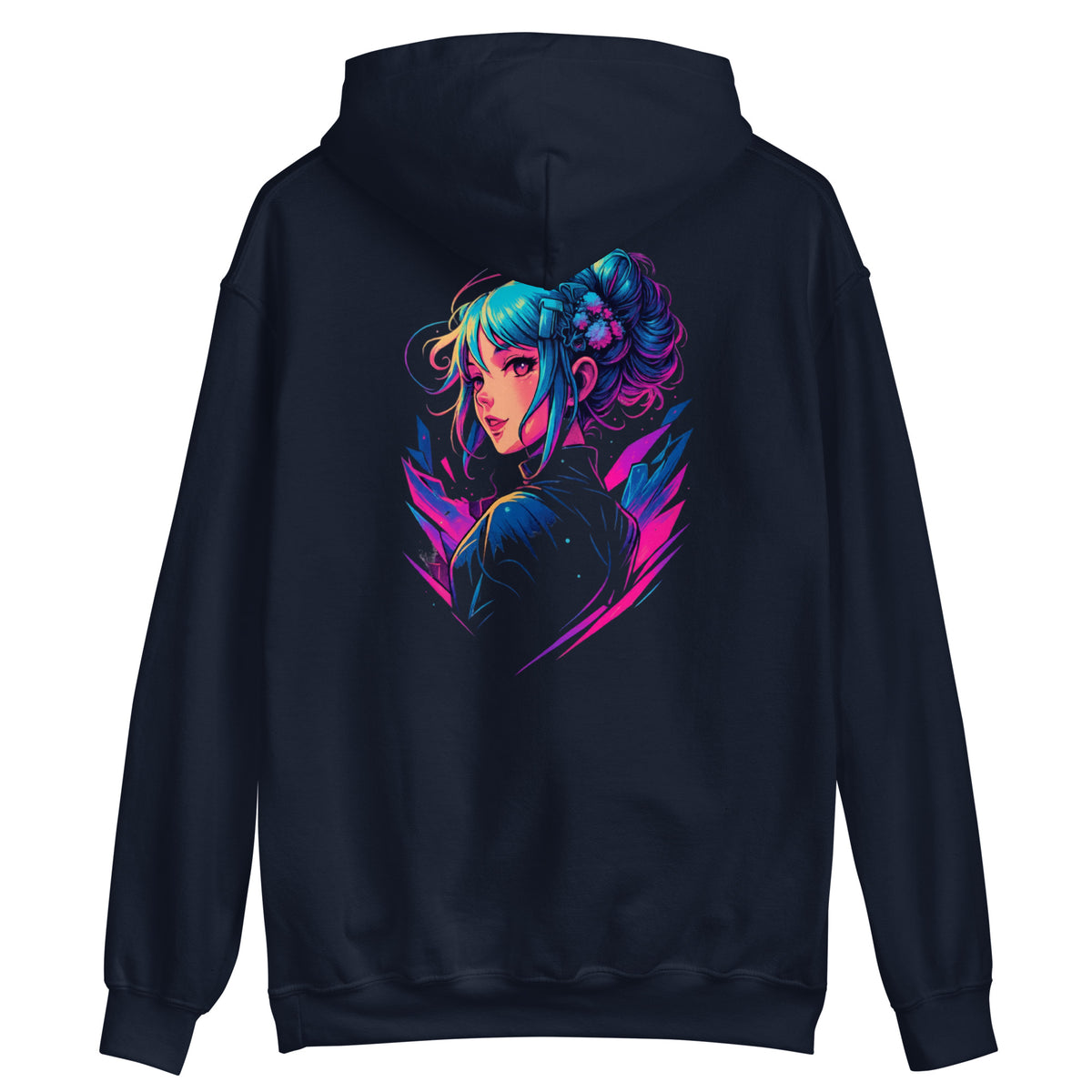 Strong Neon Girl Unisex Hoodie – Me Olives (2)