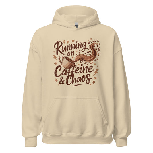 Caffeine and Chaos Unisex Hoodie – Me Olives (2)