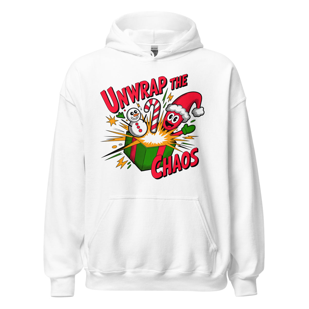 Unwrap the Chaos Unisex Hoodie – Me Olives (7)
