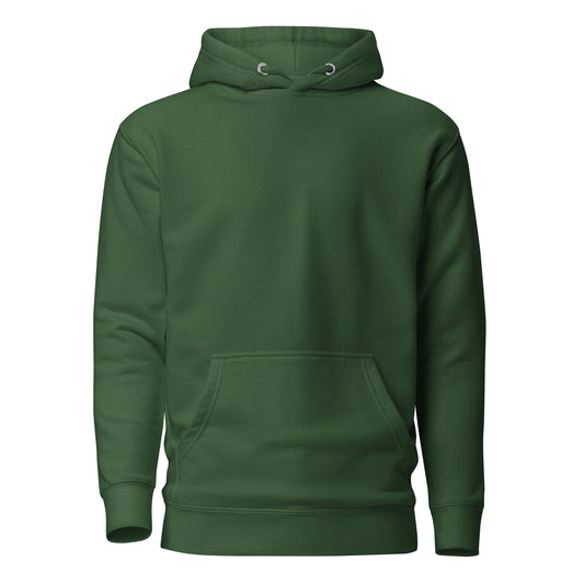 Roots of Resilience Palestine hoodie in Forest Green – front view