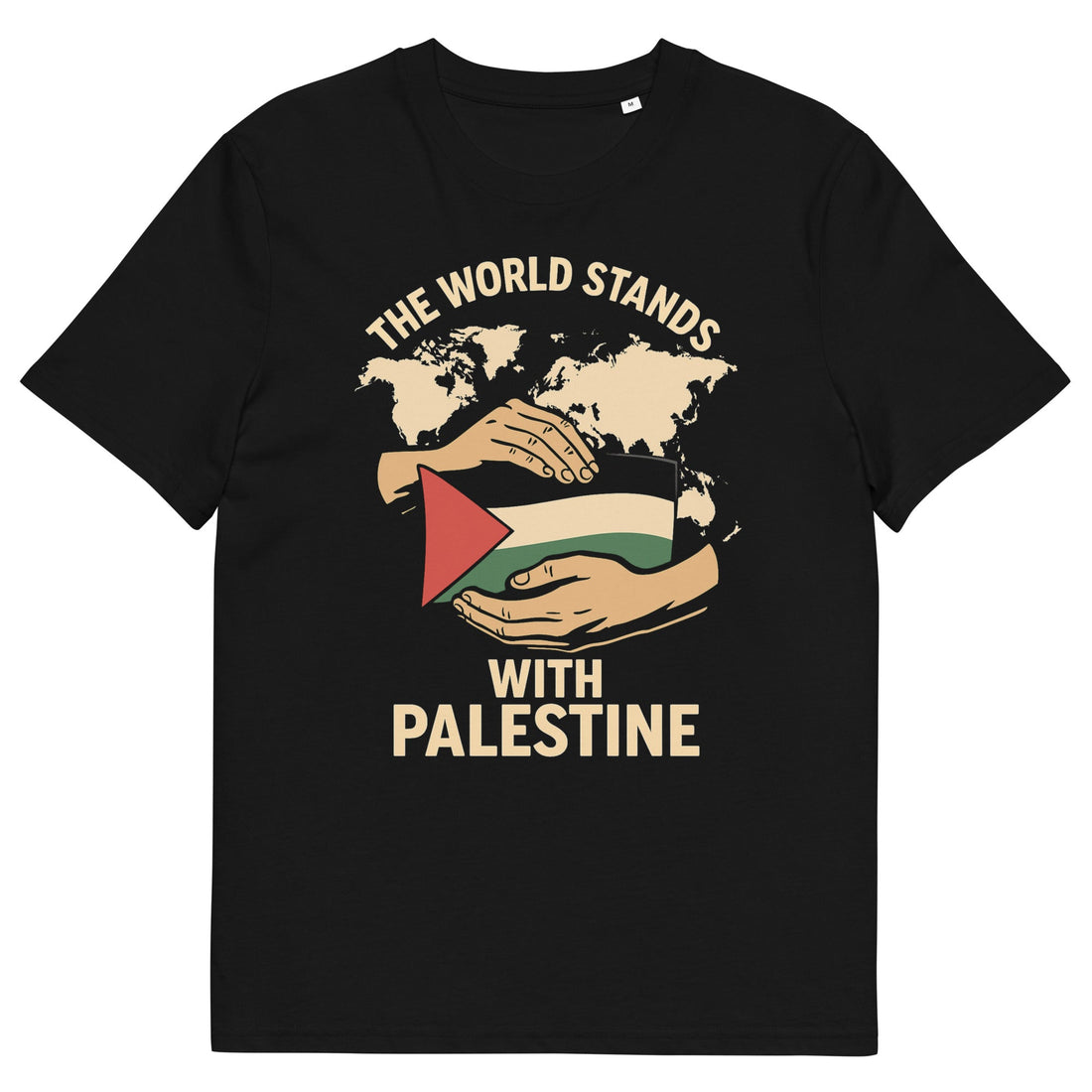 The World Stands With Palestine t-shirt by Me Olives