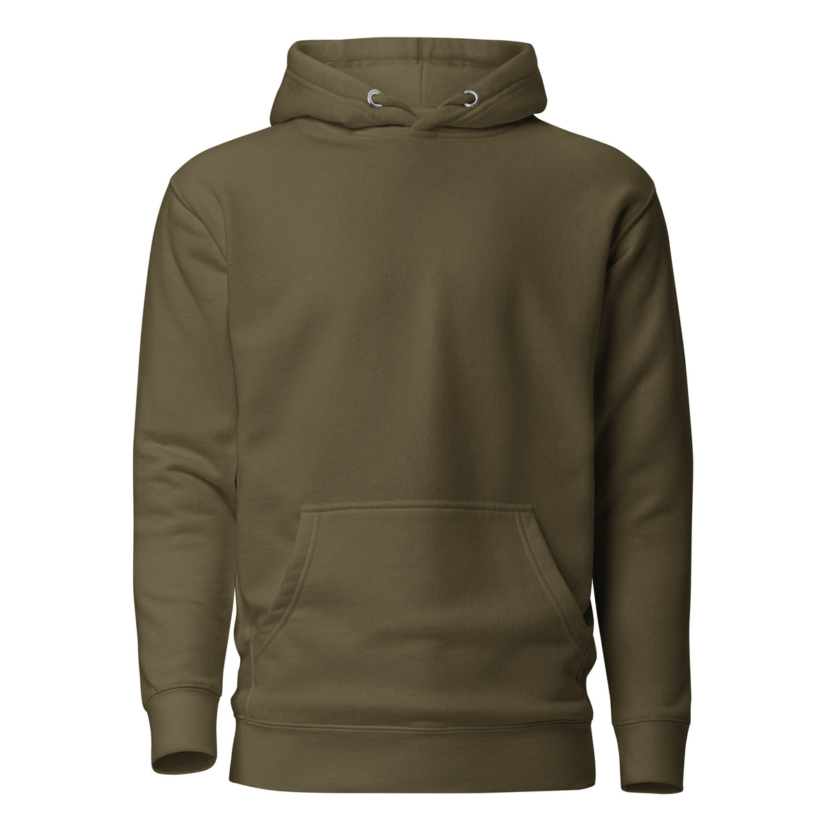 Roots of Resilience Palestine hoodie in Military Green – front view